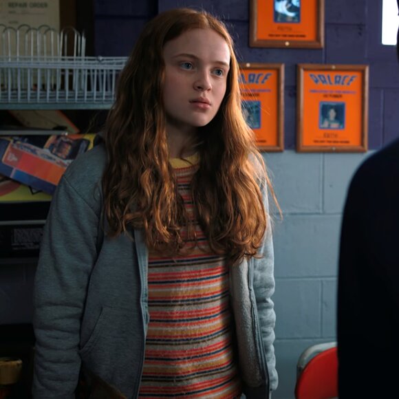 GAP Striped Merino Wool Blend Sweater ASO Max Mayfield - Picture 7 of 8